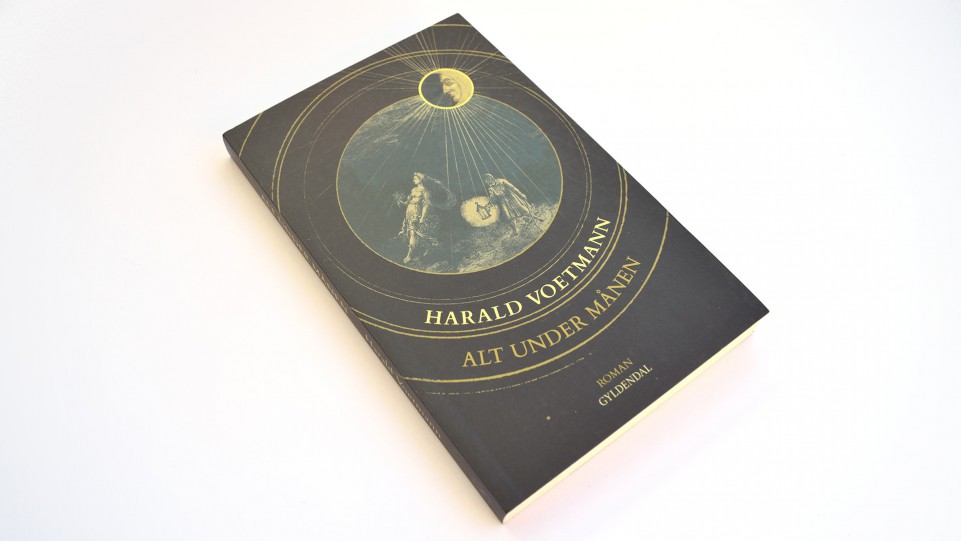 Alt under månen Book cover art and design